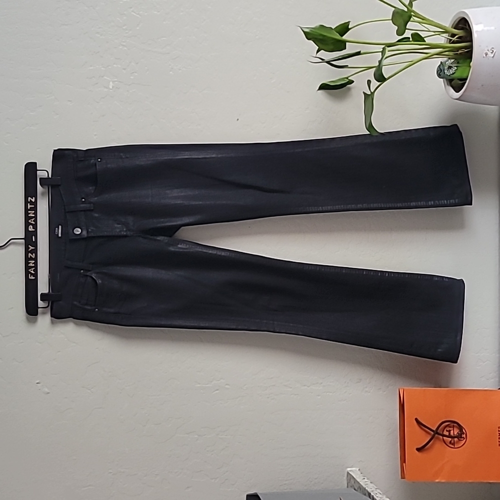 Citizens of Humanity Kelly Stretch Jeans 27 Black Coated  Bootcut